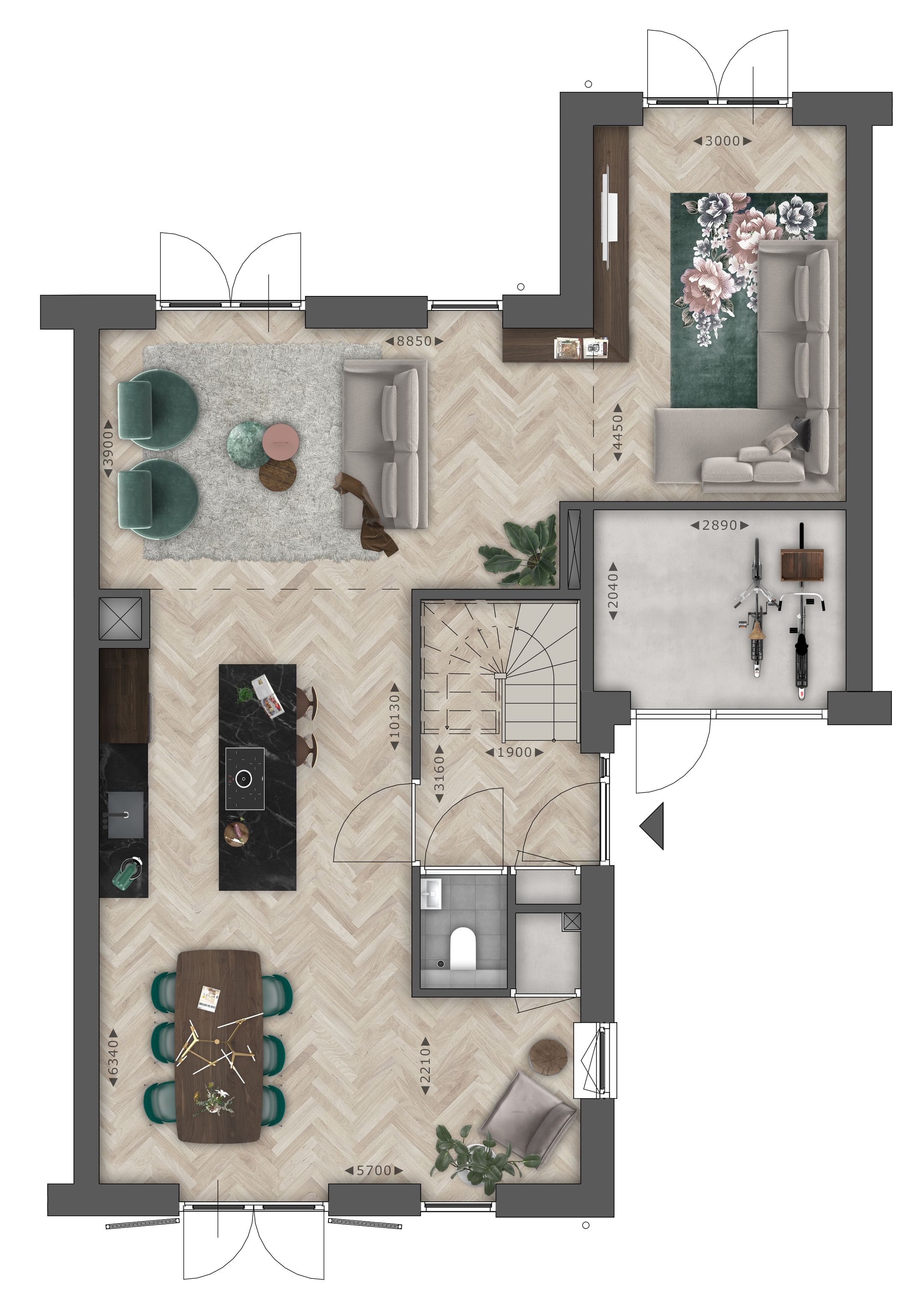 Photo 3 of 2 onder 1 kap woning (Bouwnr. 7)