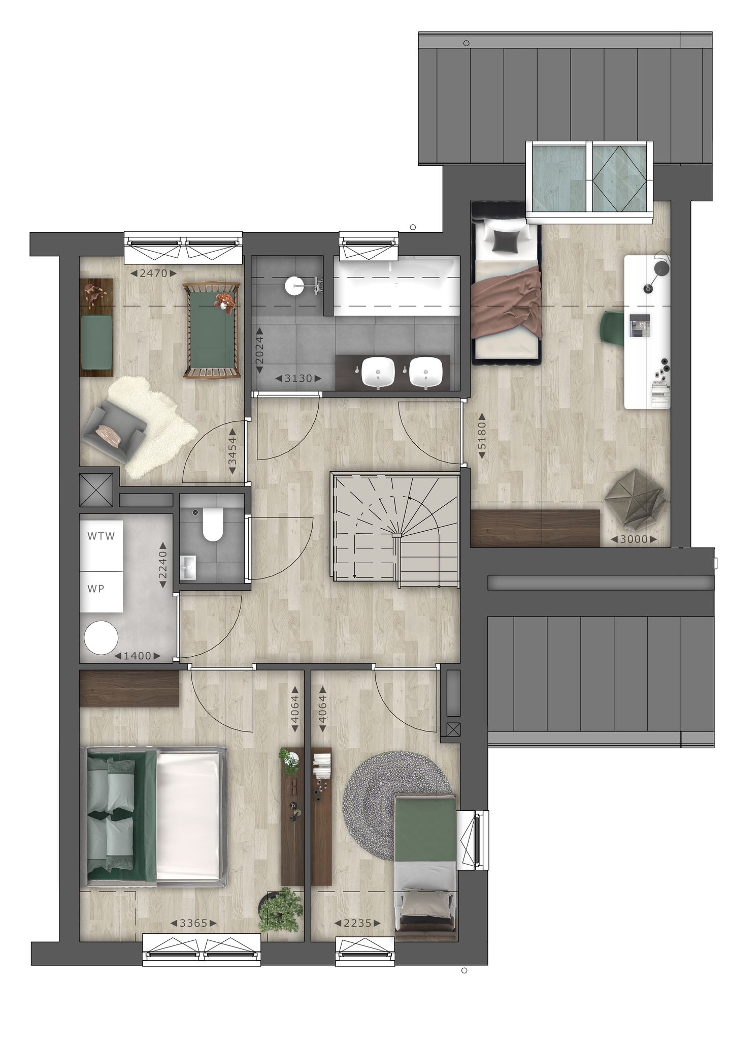 Photo 4 of 2 onder 1 kap woning (Bouwnr. 7)