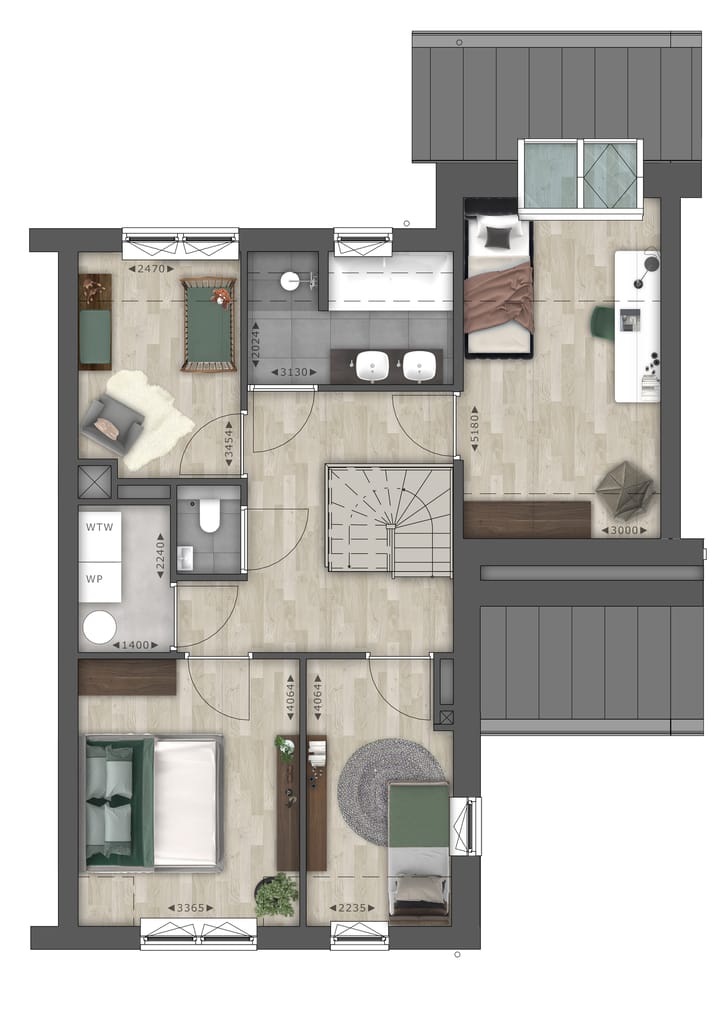 Foto 4 van 2 onder 1 kap woning (Bouwnr. 7)
