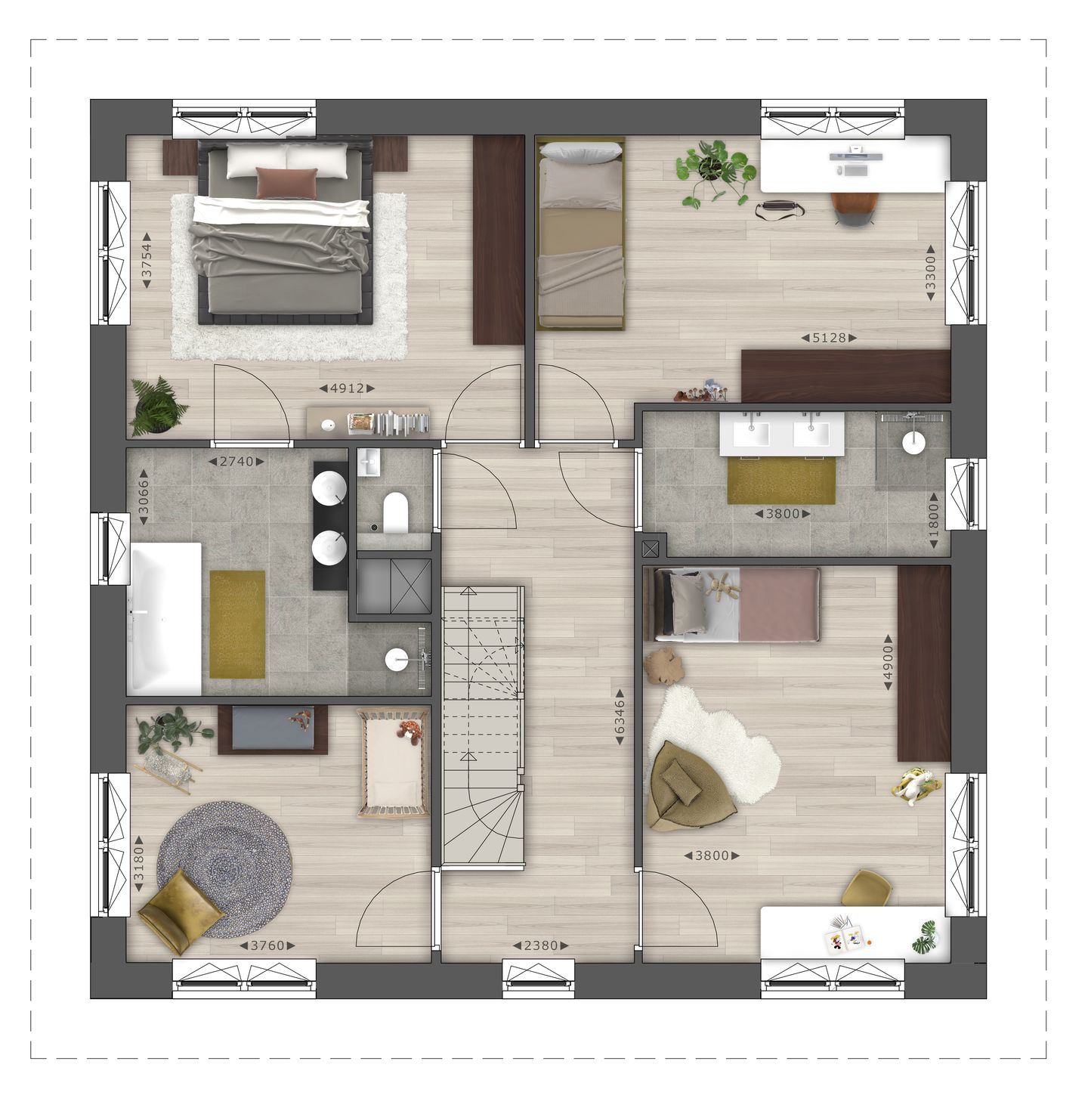 Foto 4 van Vrijstaande woning (Bouwnr. 5)