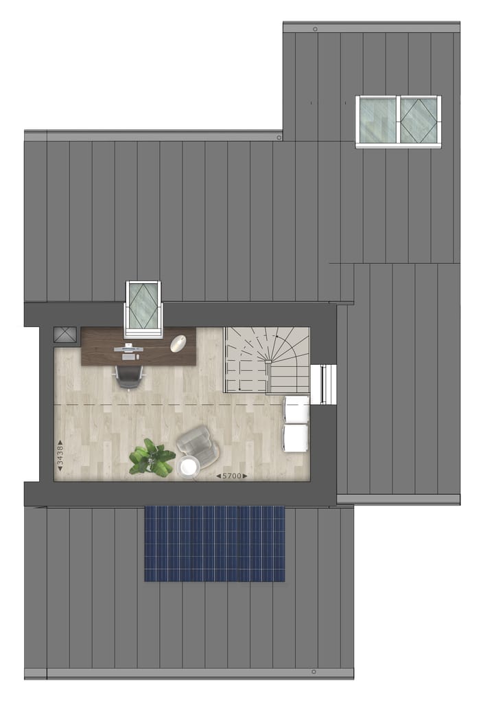 Foto 5 van 2 onder 1 kap woning (Bouwnr. 7)