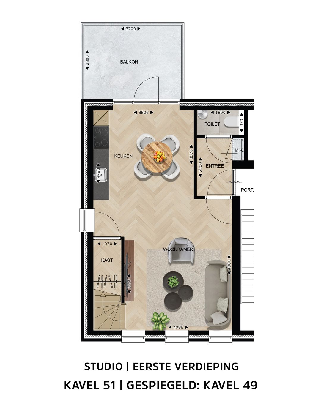 Foto 7 van Studio's (Bouwnr. 51)