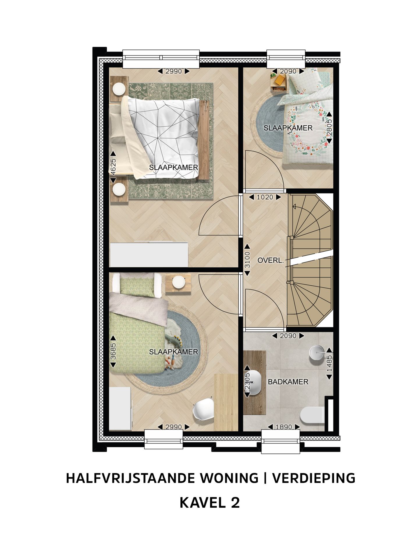 Photo 10 of Halfvrijstaande woningen (Bouwnr. 2)