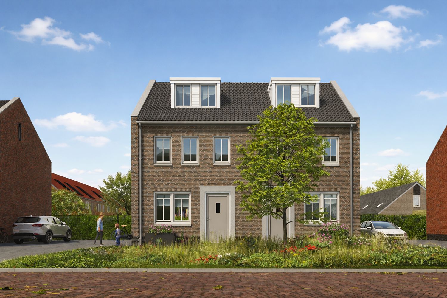 Foto 3 van Halfvrijstaande woningen (Bouwnr. 4)