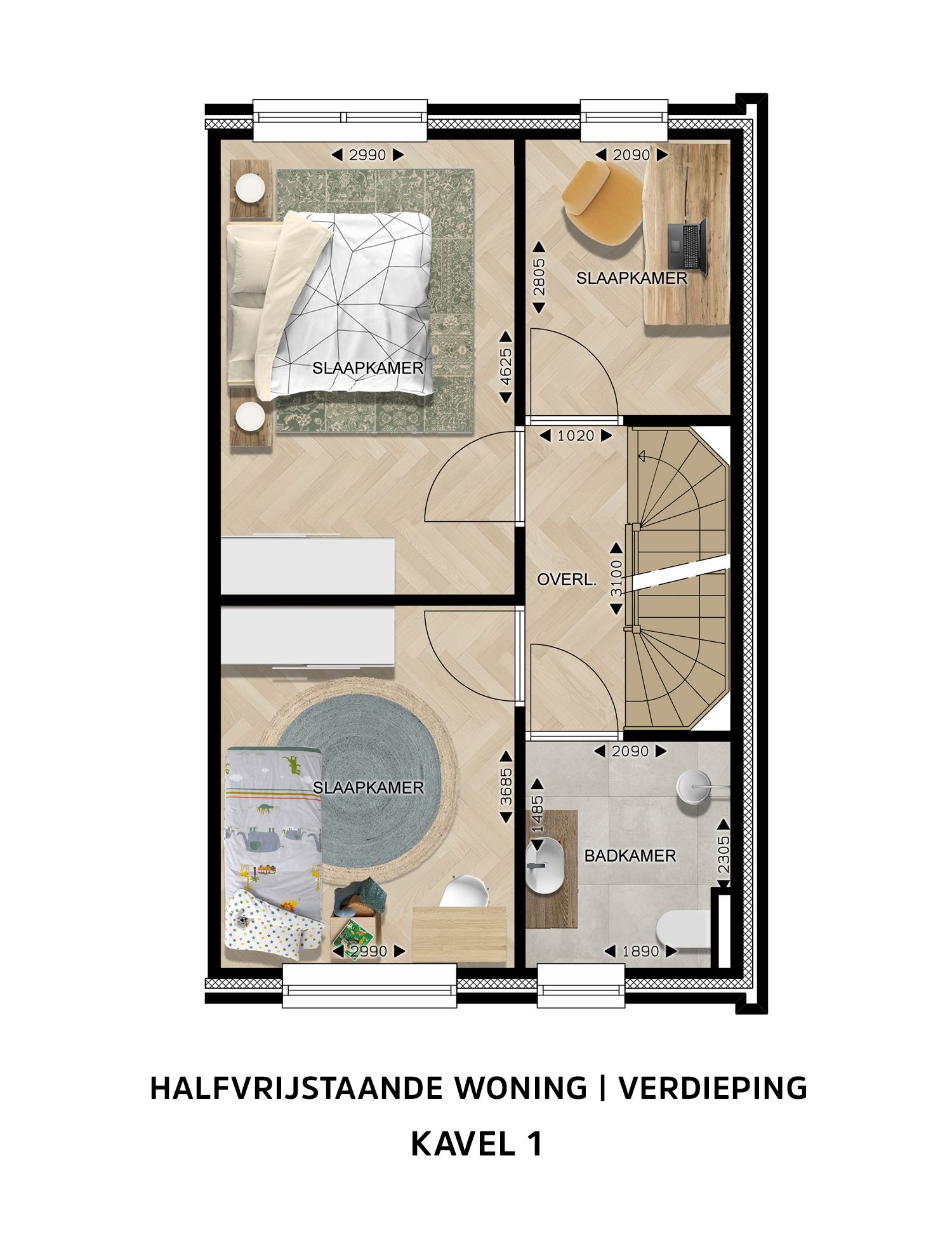 Photo 9 of Halfvrijstaande woningen (Bouwnr. 1)