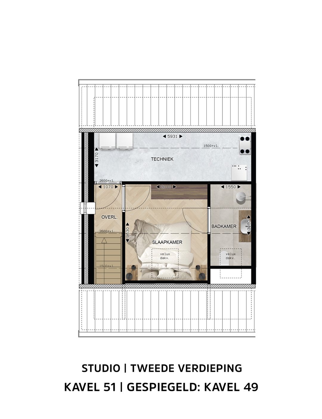 Foto 8 van Studio's (Bouwnr. 49)