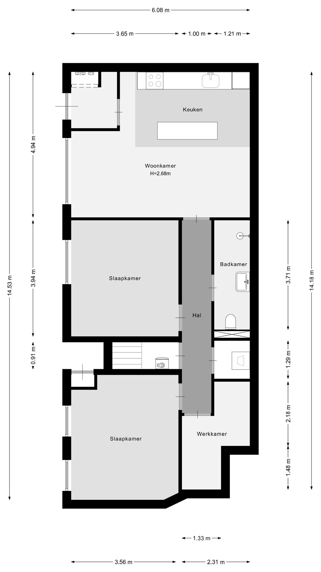 Foto 16 van Geervlietsestraat 4-B