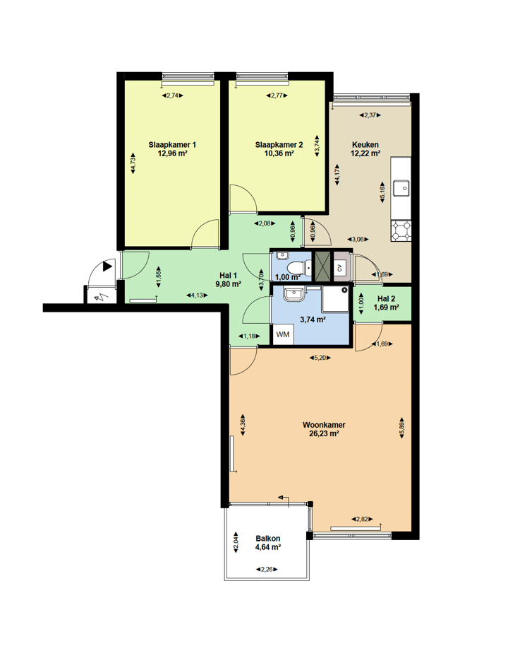 Appartement te huur: Ir. Jakoba Mulderplein 76, Amsterdam