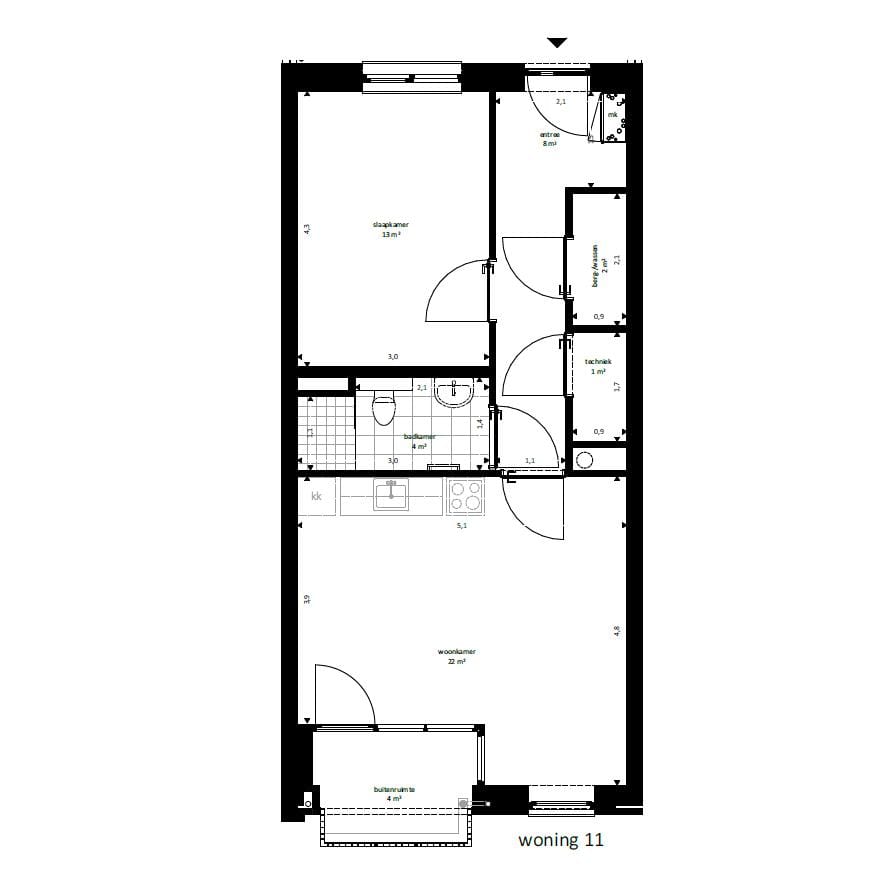 Photo 3 of Kromstraat 34-L