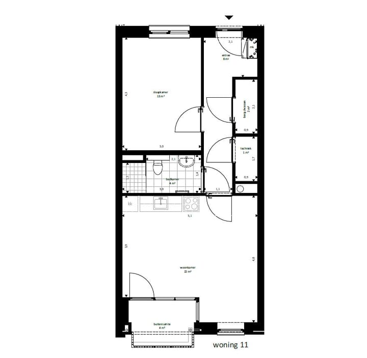 Photo 3 of Kromstraat 34-L