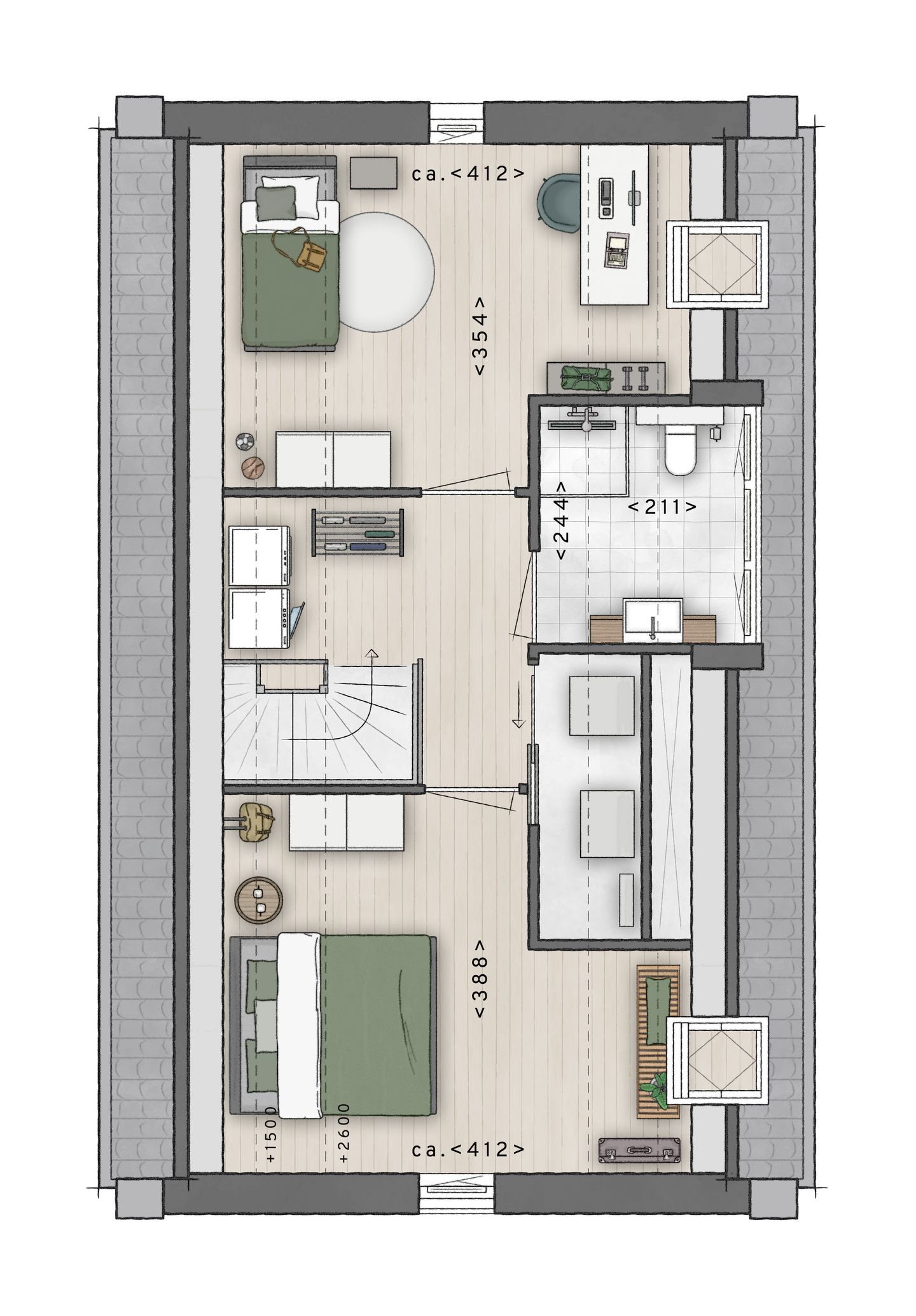 Foto 10 van 11 | Vrijstaand | De Tuinen | Fase 7b (Bouwnr. 11)