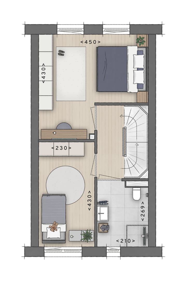 Foto 5 van 23 | Rijwoning | De Tuinen | Fase 7b (Bouwnr. 23)