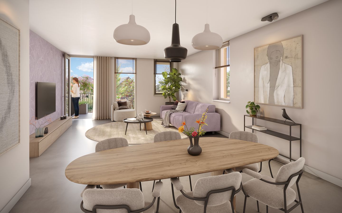 Photo 1 of Appartement met loggia (2 kamers) (Bouwnr. 49)