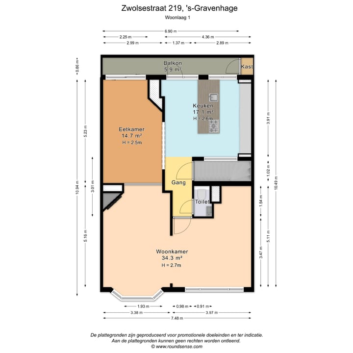 Appartement te koop: Zwolsestraat 219, 'S-Gravenhage