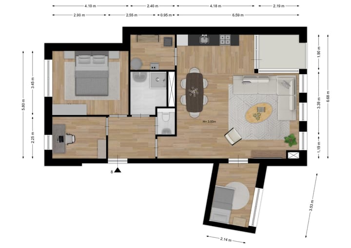 Foto 3 van Type F (Bouwnr. 8)