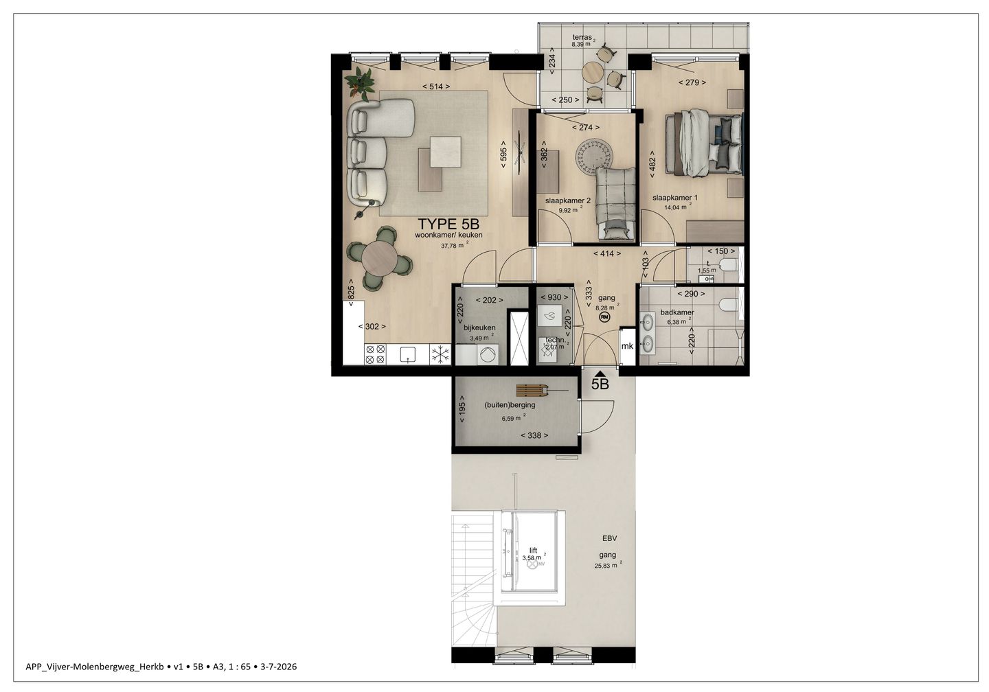 Photo 10 of Appartement (Bouwnr. 5)