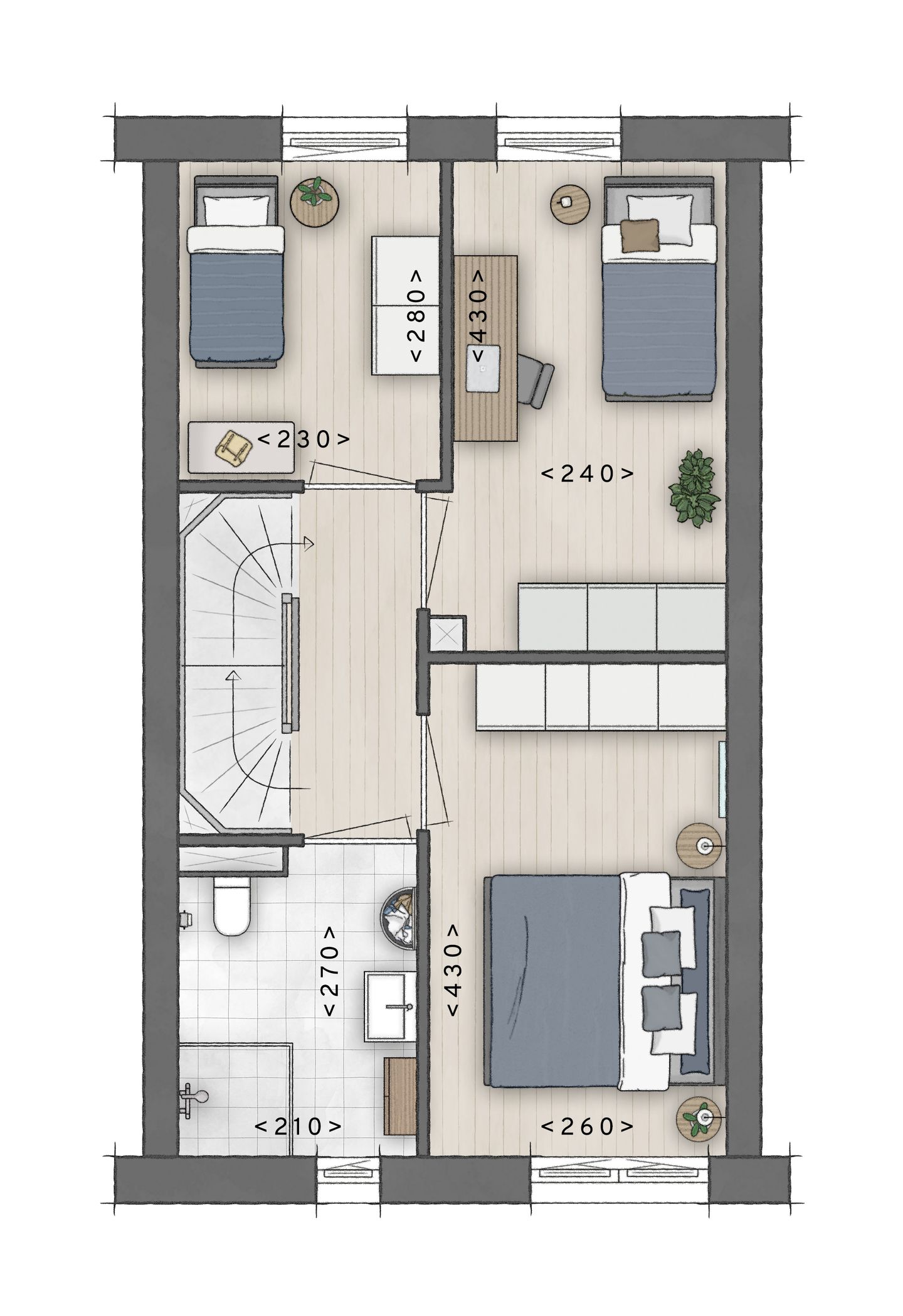 Foto 5 van 7 | Rijwoning | De Tuinen | Fase 7b (Bouwnr. 7)