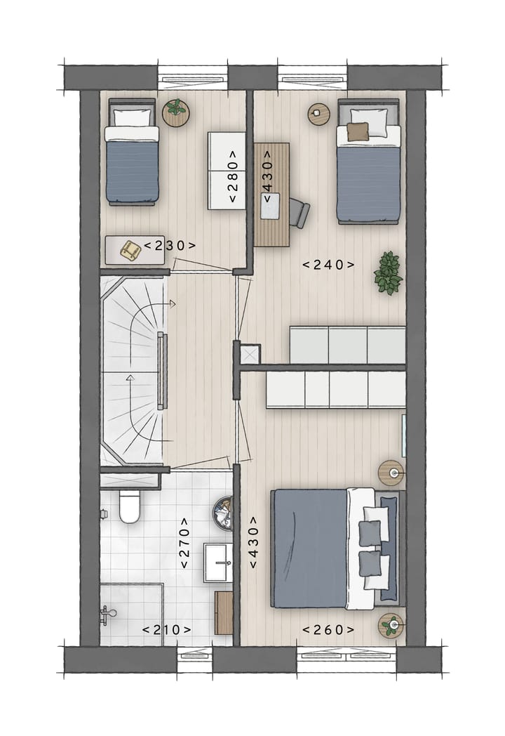 Foto 5 van 7 | Rijwoning | De Tuinen | Fase 7b (Bouwnr. 7)