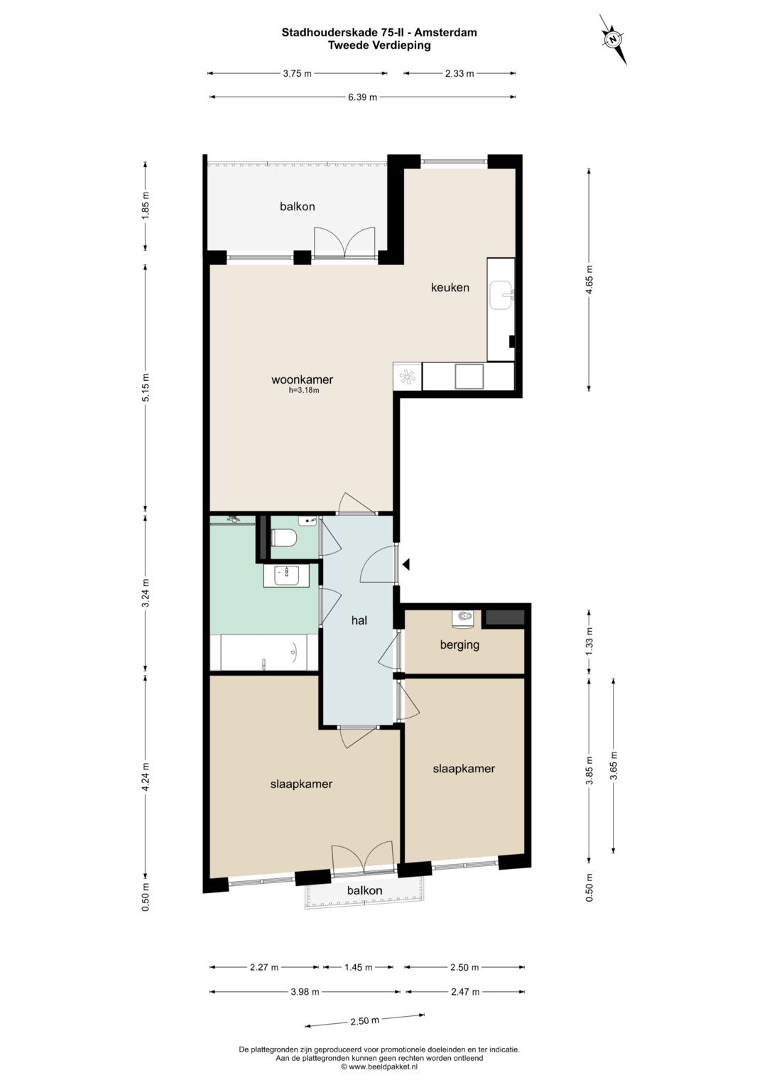 Foto 25 van Stadhouderskade 75-2