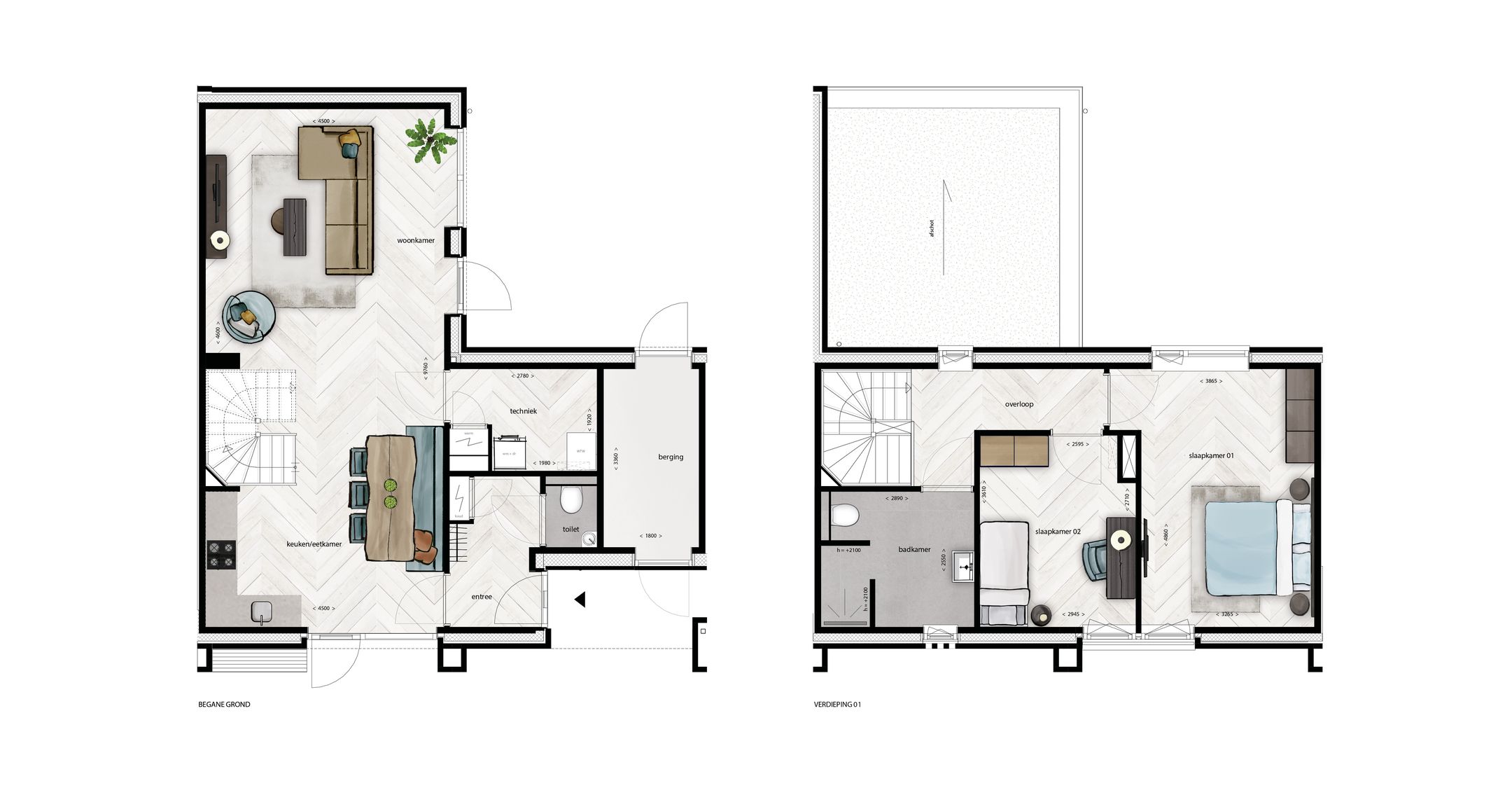 Foto 3 van Blossem Bromo - Type Patiowoning (Bouwnr. 6)