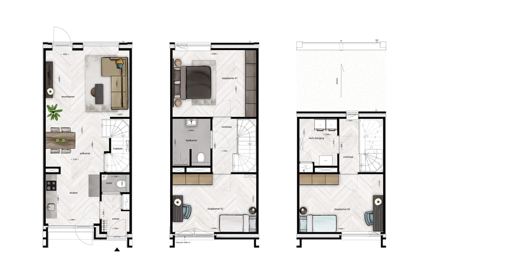 Foto 2 van Blossem Bromo - Type tussenwoning (Bouwnr. 10)