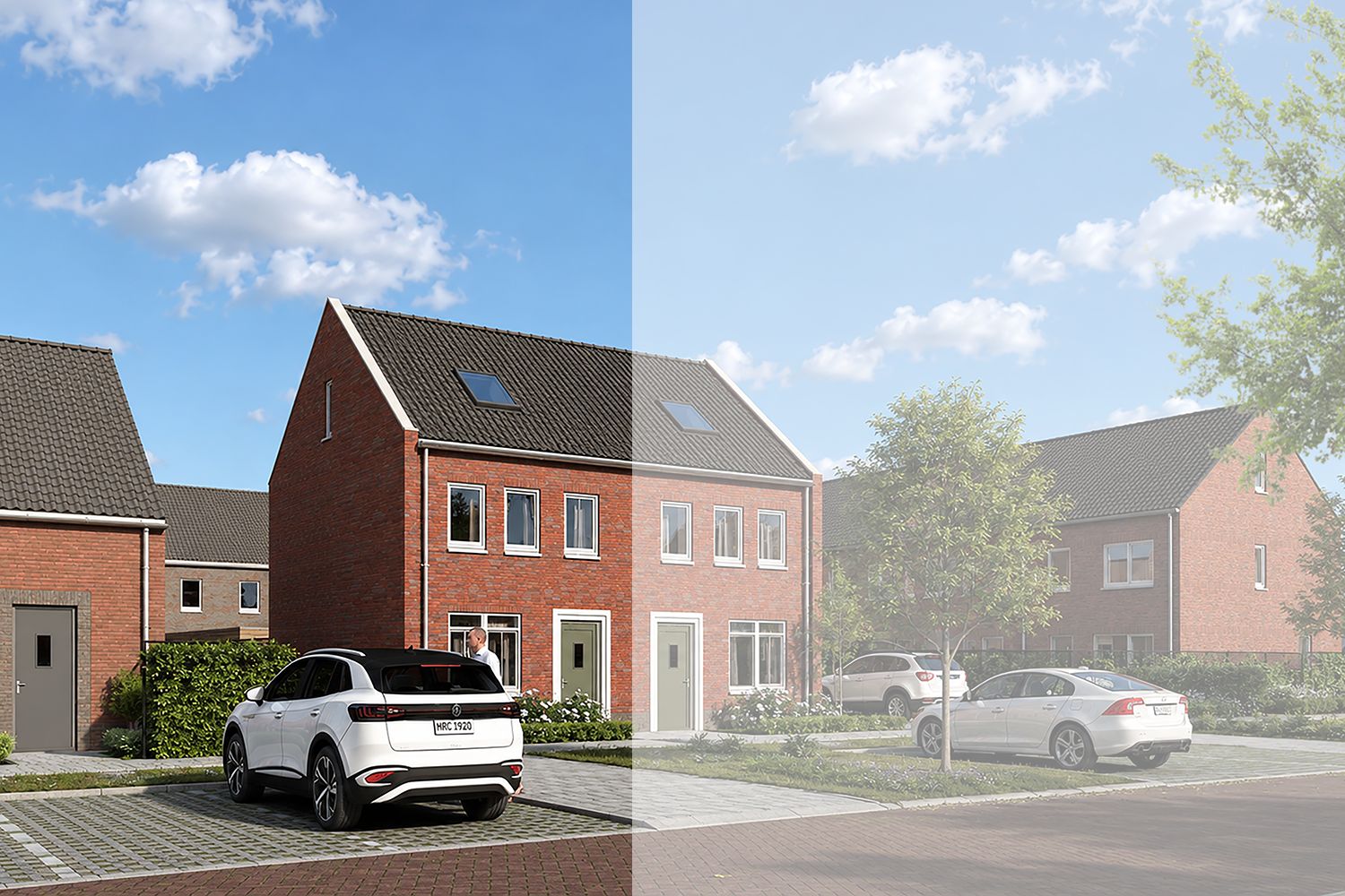 Halfvrijstaande gezinswoningen Type A3 (Bouwnr. 31)  false