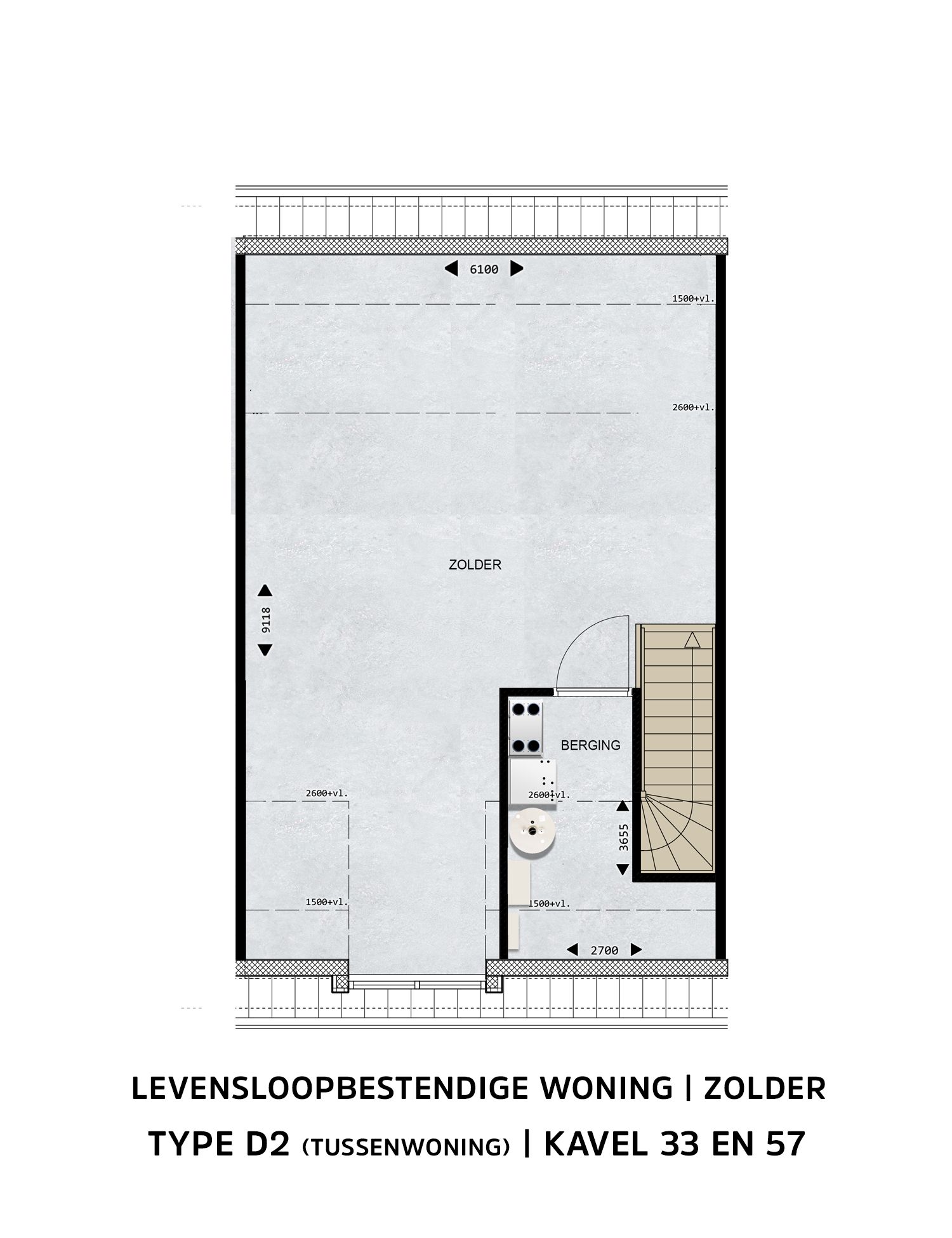 Foto 9 van Levensloopbestendige woningen Type D (Bouwnr. 33)