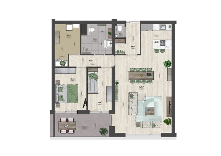 Foto 5 van Type B (Bouwnr. 9)