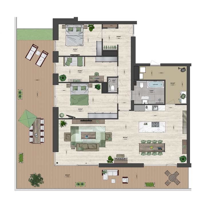 Foto 5 van Type H (Bouwnr. 19)