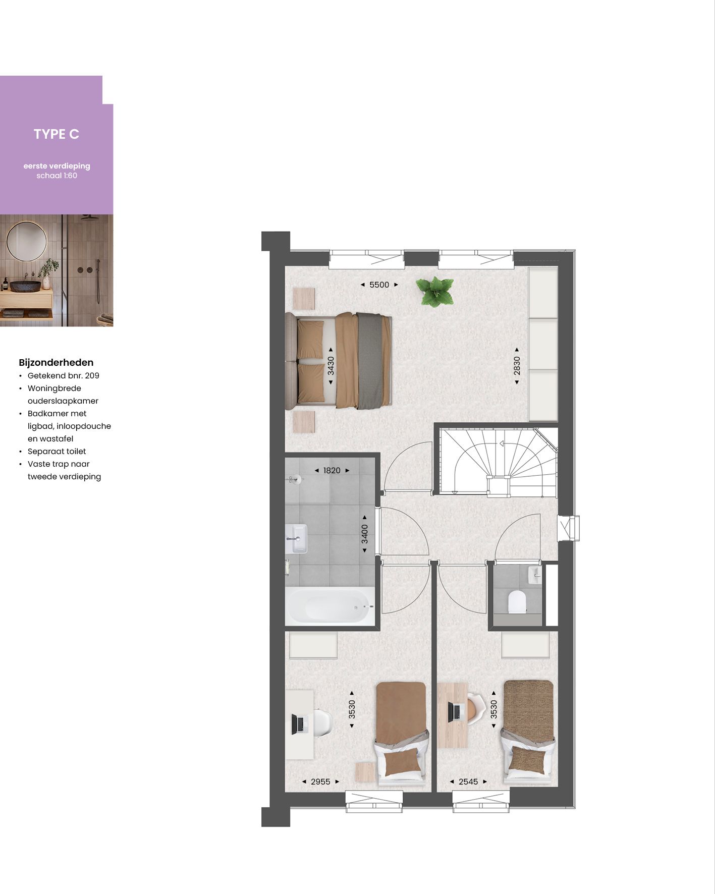 Foto 6 van Tweekapper | TYPE C (Bouwnr. 209)