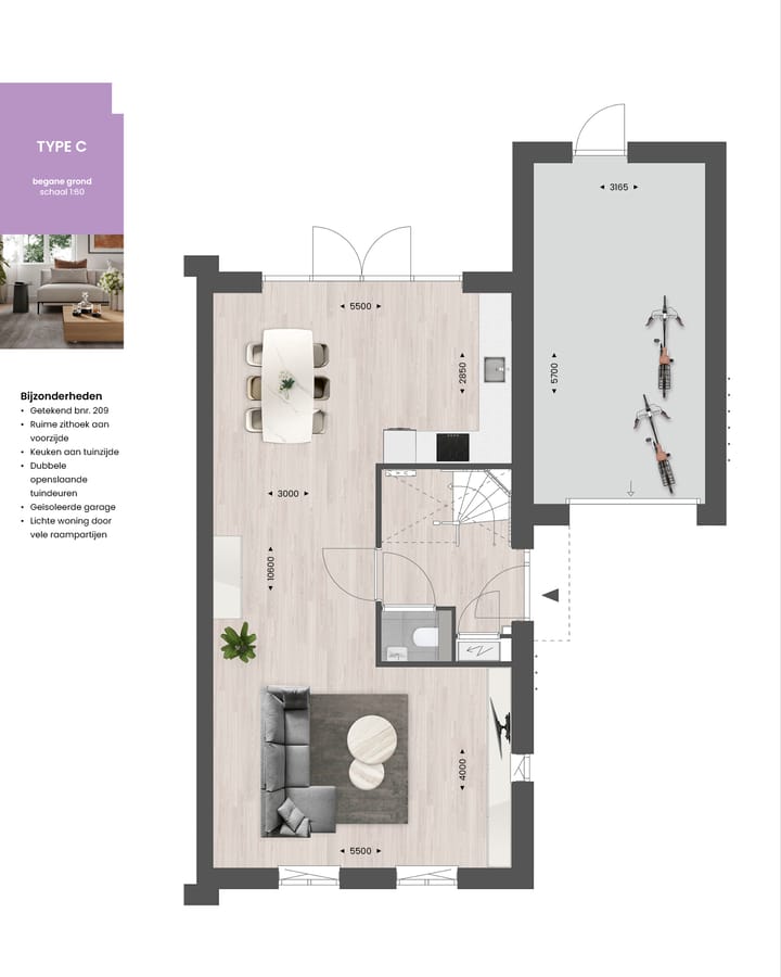 Foto 4 van Tweekapper | TYPE C (Bouwnr. 209)