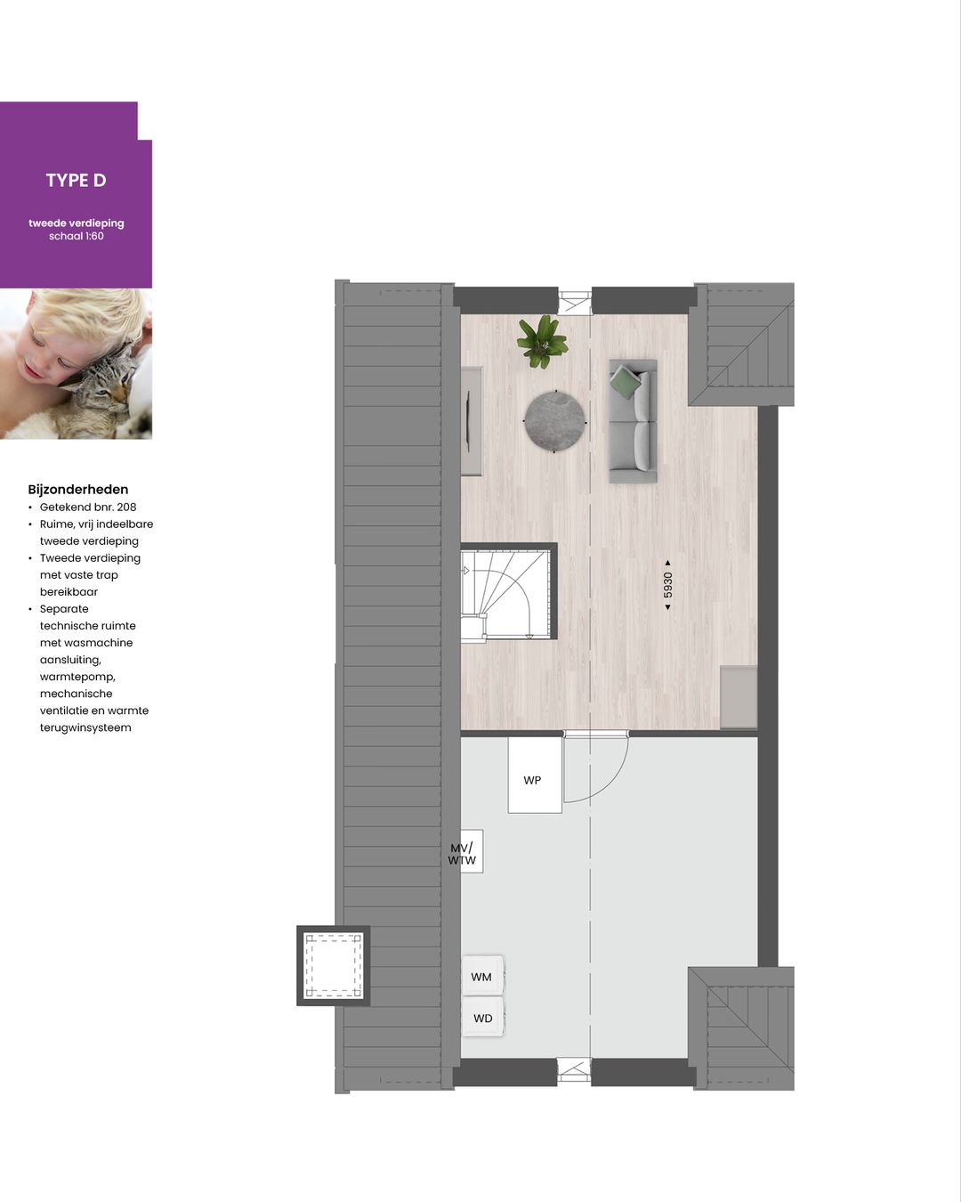Foto 8 van Tweekapper | TYPE D (Bouwnr. 208)