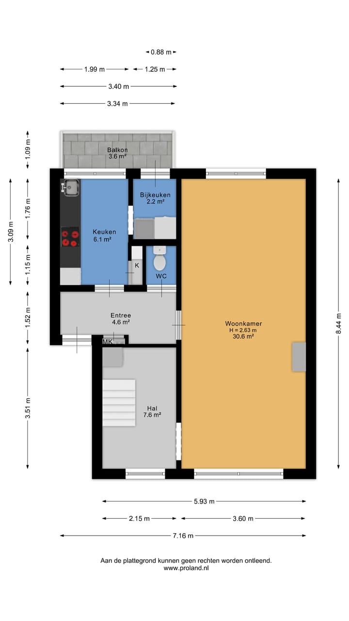 Appartement te koop: Piet Heinstraat 45A, Delfzijl