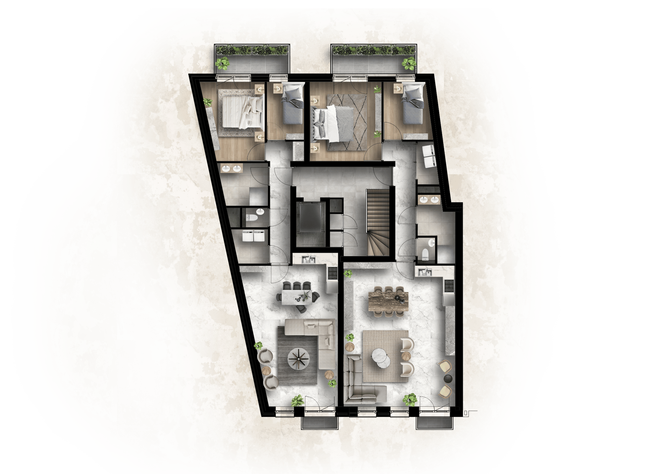 Foto 3 van Appartement (Bouwnr. 3)