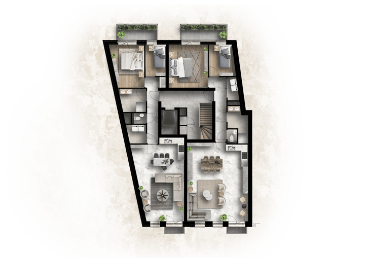 Foto 3 van Appartement (Bouwnr. 3)