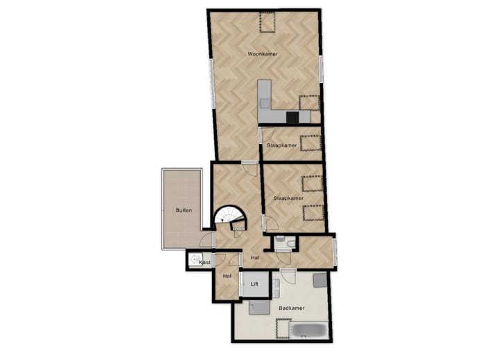 Appartement te koop: Zuideinde 51F, Meppel
