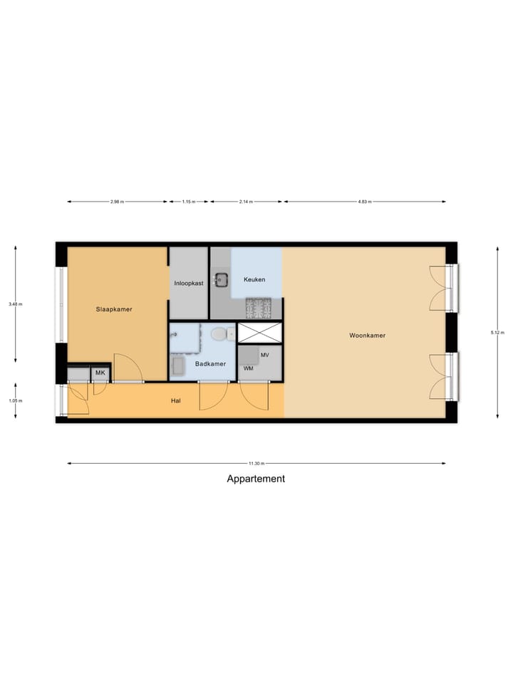 Appartement te koop: Polenstraat 262, Almere