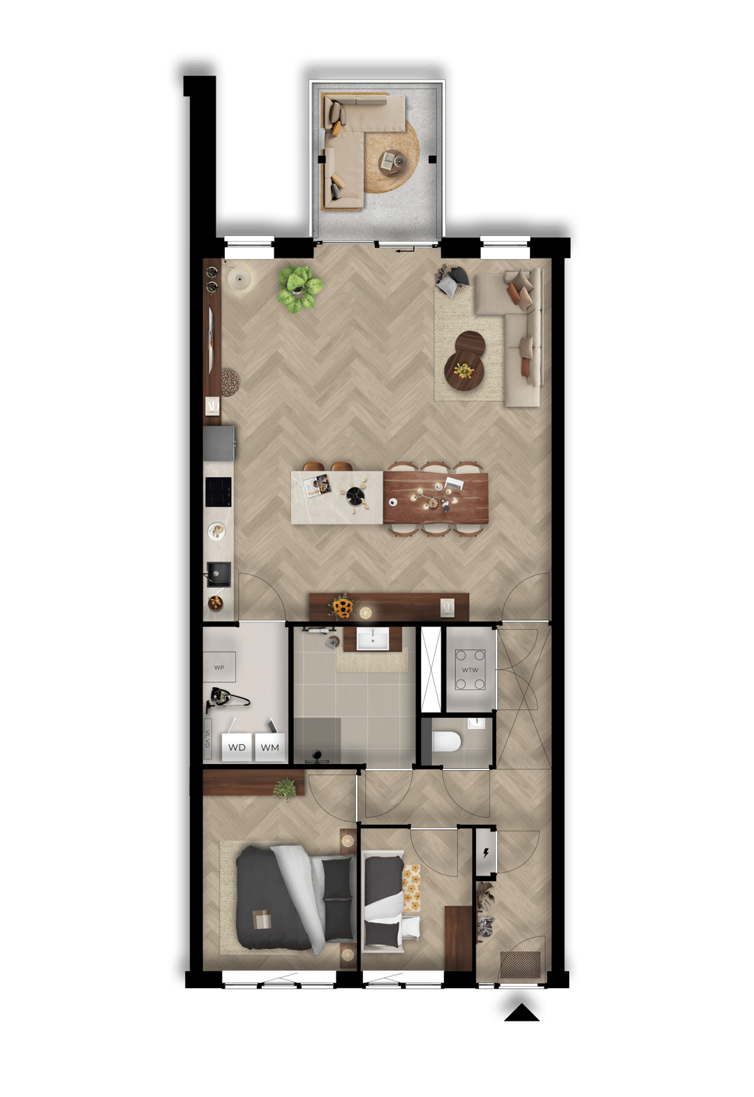 Photo 2 of Type A appartement (Bouwnr. A9)