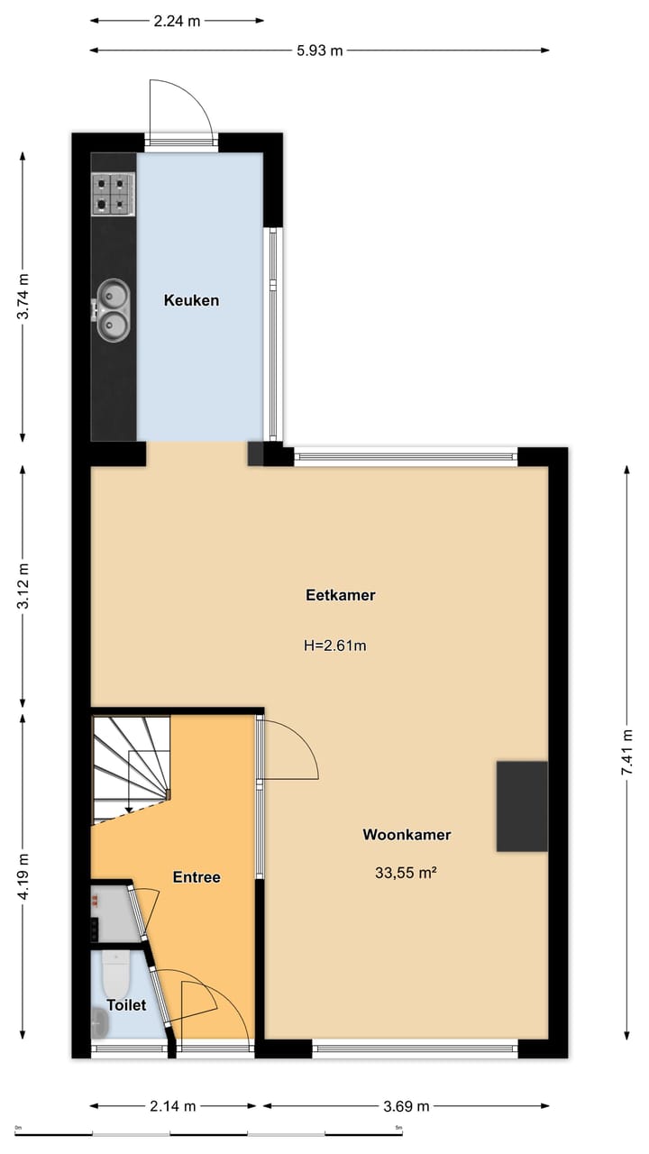 Tussenwoning te koop: Spanker 7, Loosdrecht