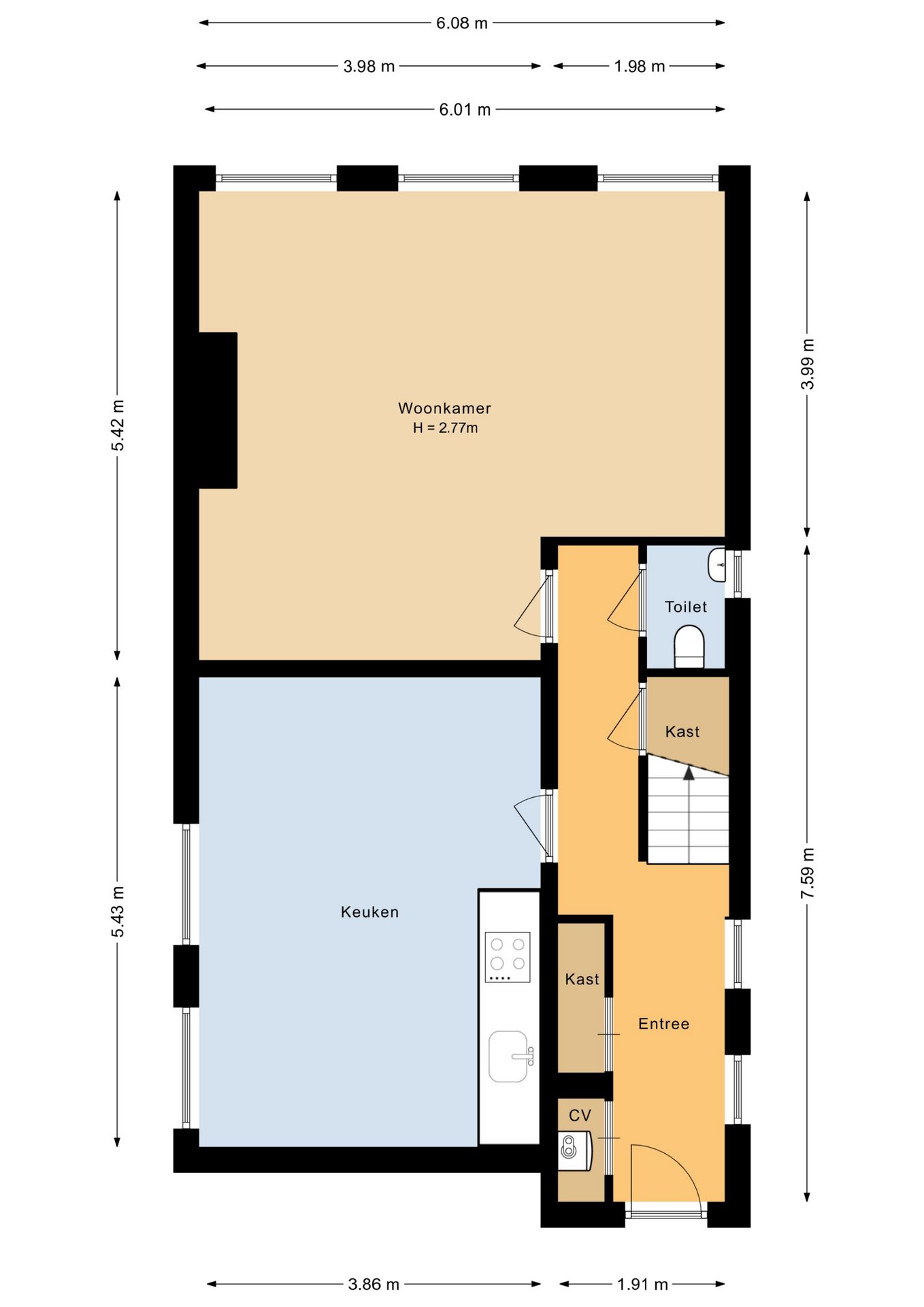 Foto 40 van Haddingestraat 16-B