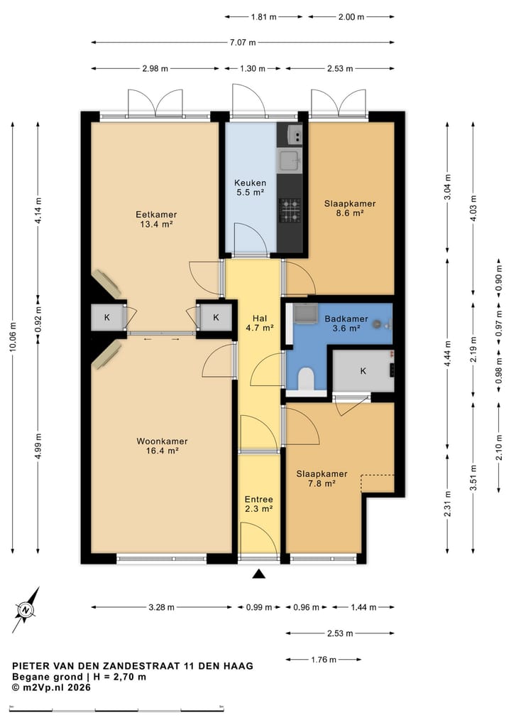 Appartement te koop: Pieter van den Zandestraat 11, 'S-Gravenhage
