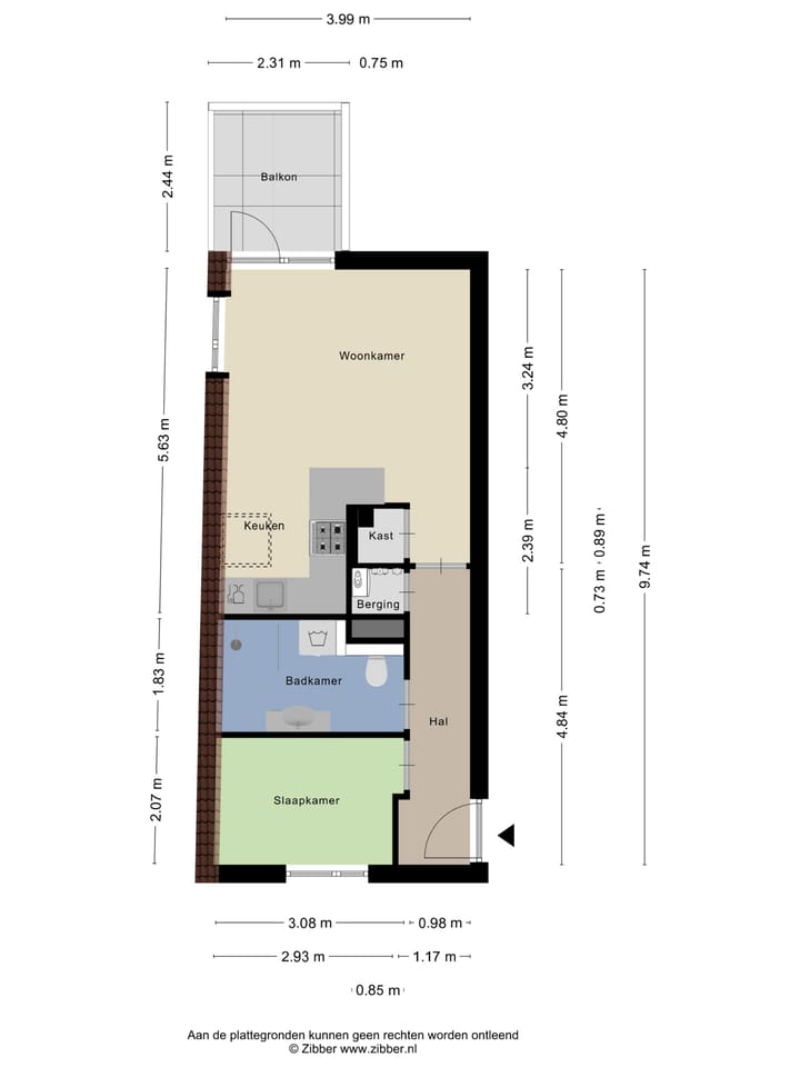 Studio te koop: Kalkhaven 98, Gorinchem