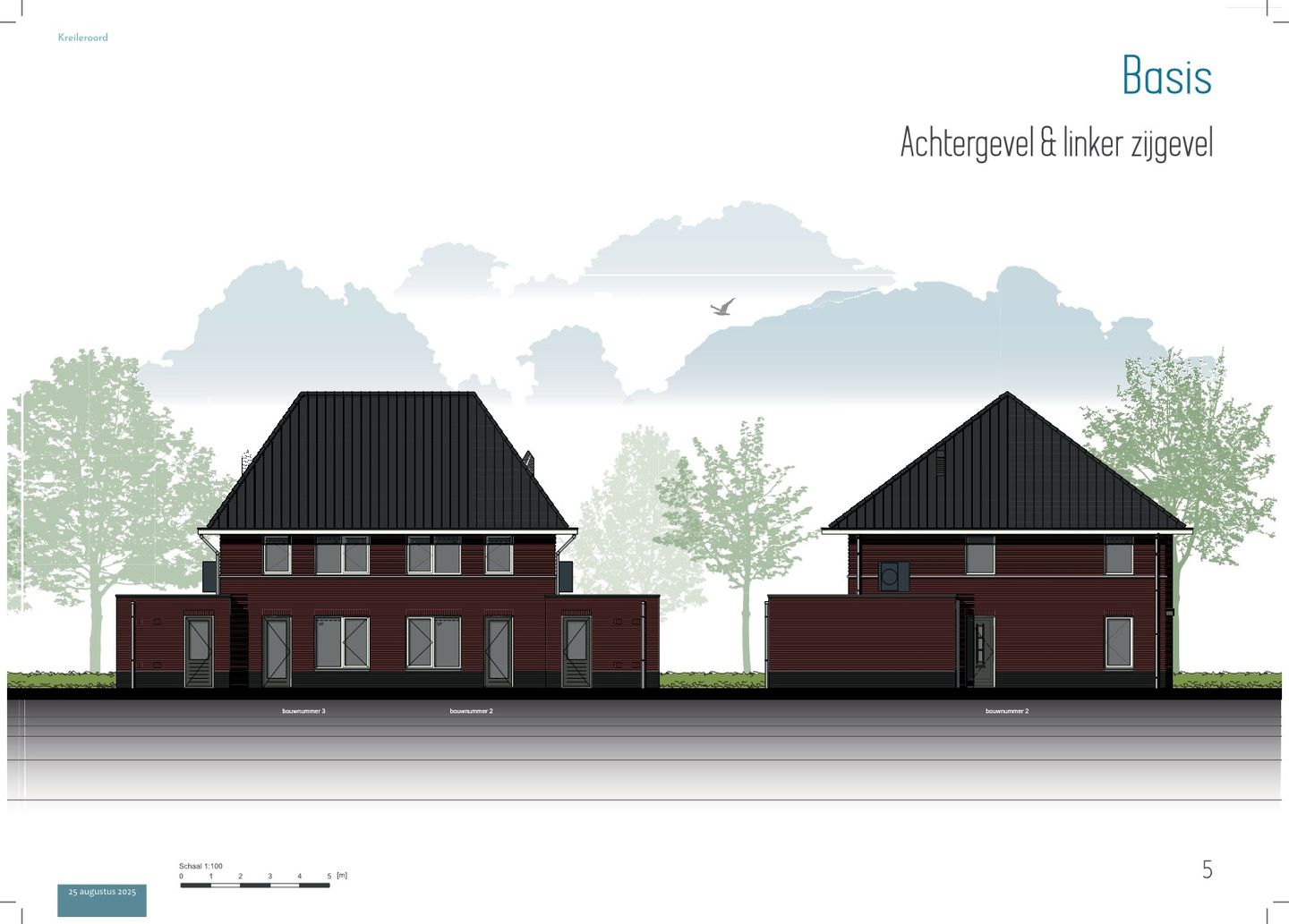 Foto 4 van Twee-onder-een- kapwoning (Bouwnr. 2)