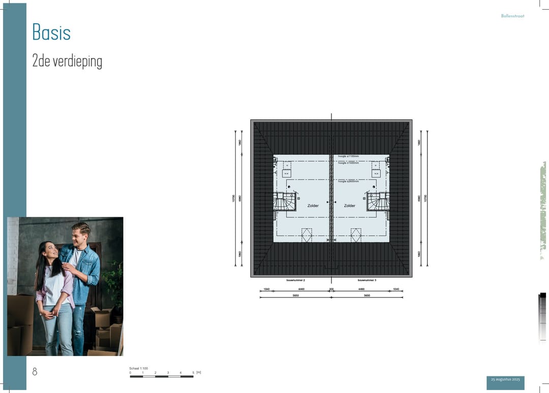 Foto 7 van Twee-onder-een- kapwoning (Bouwnr. 2)