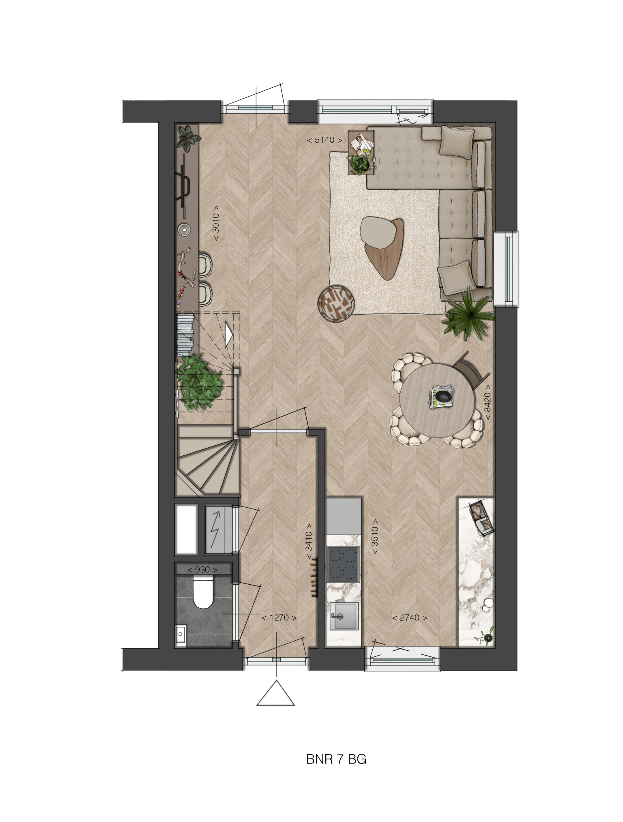 Foto 3 van Hoekwoning (Bouwnr. 7)