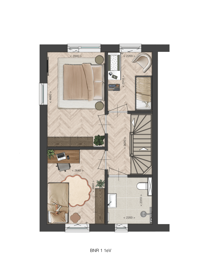 Foto 4 van Hoekwoning (Bouwnr. 1)