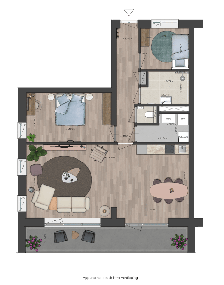 Foto 5 van Appartement Type A (Bouwnr. 18)