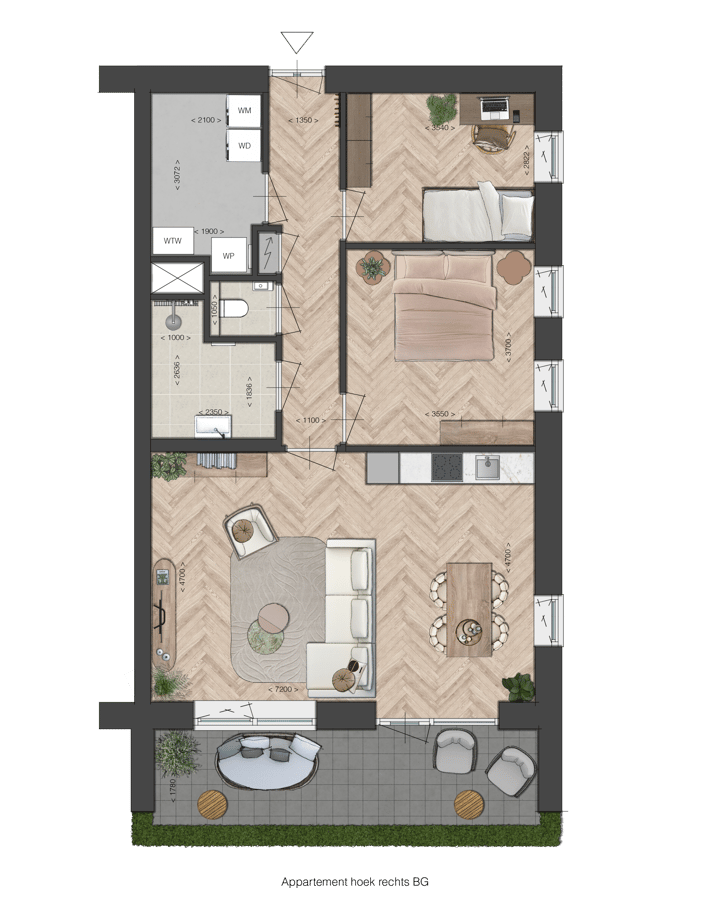 Foto 5 van Appartement Type C (Bouwnr. 17)