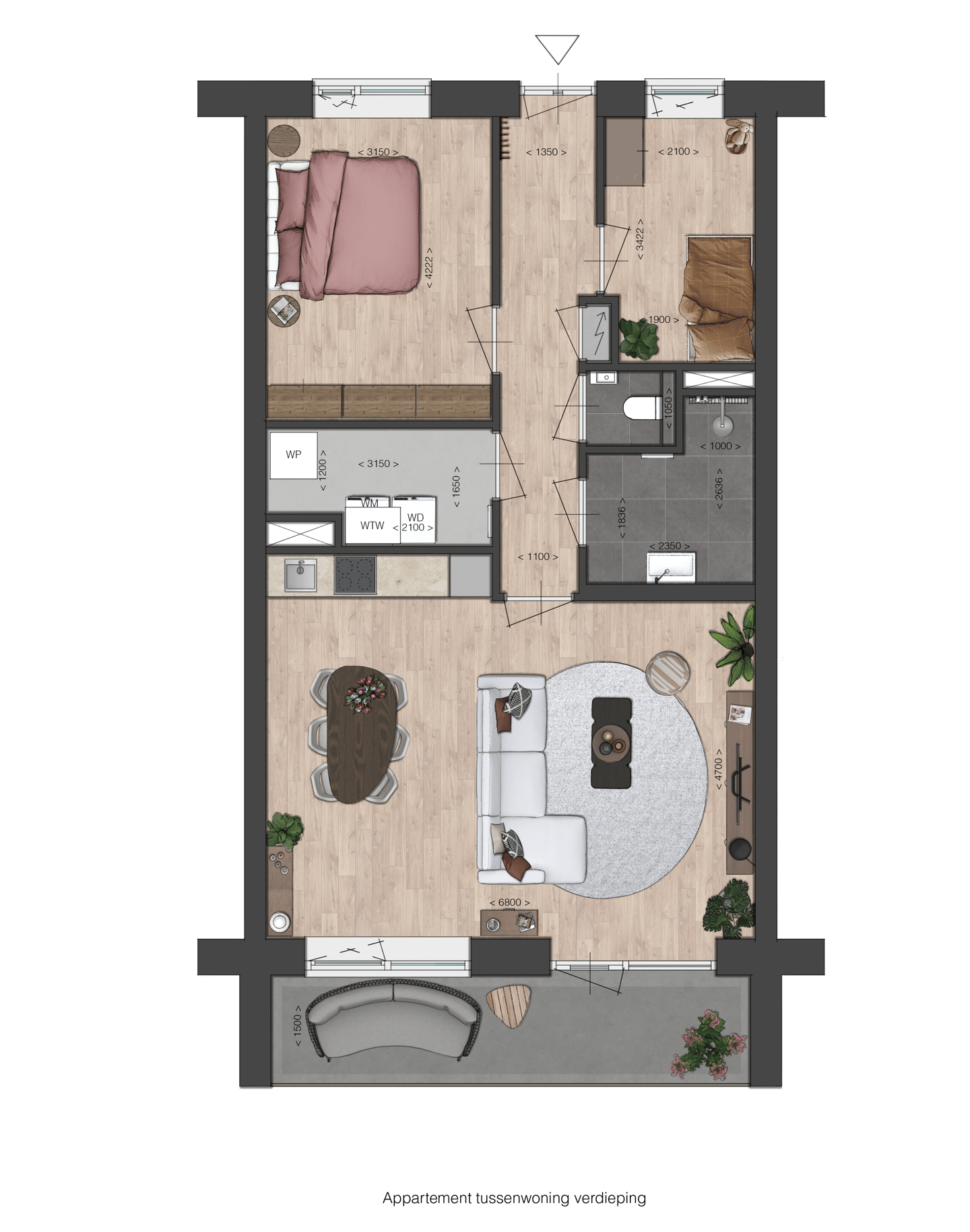 Foto 5 van Appartement Type B (Bouwnr. 20)