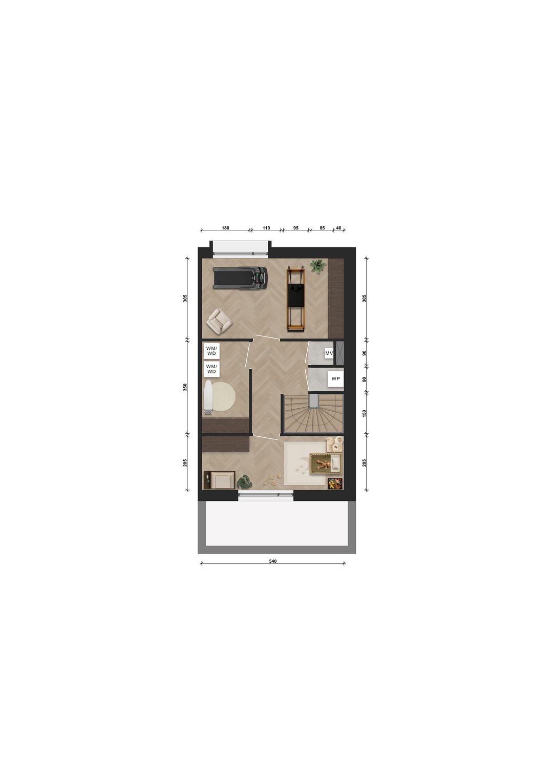 Foto 8 van Parkwoningen (Bouwnr. B.9.02)